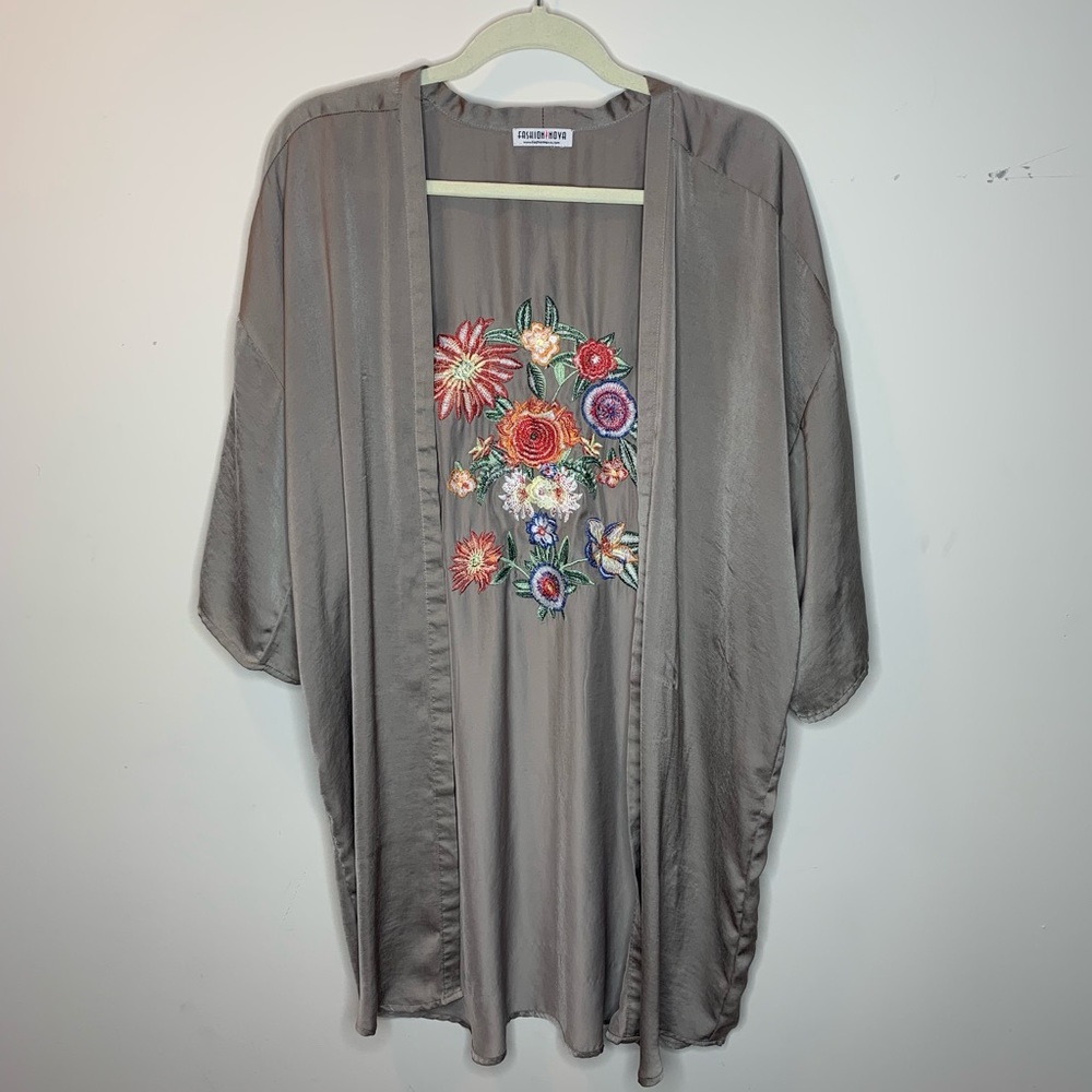 Embroidered Kimono